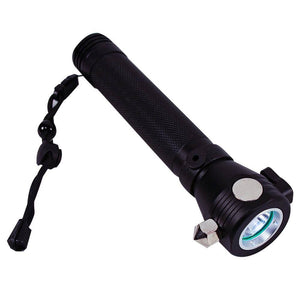 9-in-1 Multi-Function LED Solar Rechargeable Flashlight