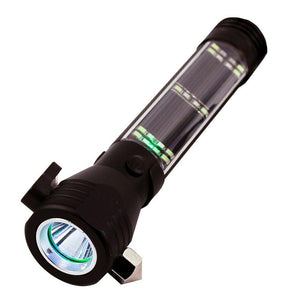 9-in-1 Multi-Function LED Solar Rechargeable Flashlight